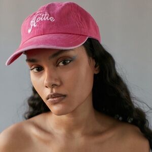 Urban Outfitters Hottie Baseball Cap Pink